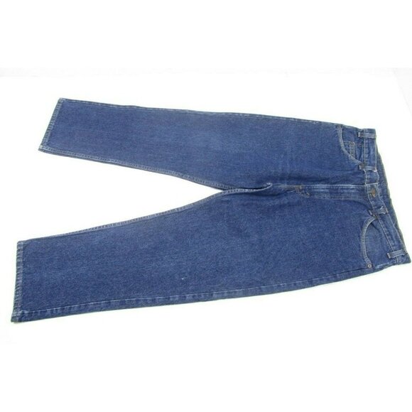 Vintage Men's Levi's 540 Jeans Tapered USA Leather Tab Size 38x30 Irregular - Picture 3 of 12